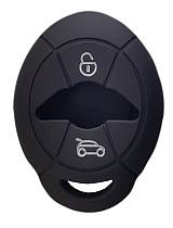 Θήκη κλειδιού για αυτοκίνητα BMW 1004-07, εύκαμπτη, μαύρη 1004-07