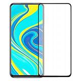 XIAOMI Redmi Note 9S / Redmi Note 9 Pro - TEMPERED GLASS 9H Hardness 0,3mm 5D ΜΑΥΡΟ FULL GLUE