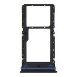 XIAOMI Redmi Note 9 Pro 5G - SIM Card Tray Dual Card Blue Original