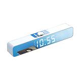 Bluetooth Speaker G12 with Mirror Alarm Clock Wireless Soundbar 4-Unit HiFi Sound Effect 4D Stereo TV Sound White