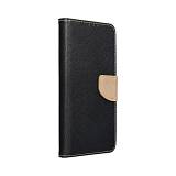 XIAOMI Redmi 10A - ΘΗΚΗ NETONE FANCY DIARY BOOK STYLE ΠΟΡΤΟΦΟΛΙ ΜΑΥΡΗ - ΧΡΥΣΗ