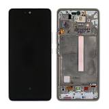 Samsung A536B Galaxy A53 5G - LCD Touch White with Frame Original GH82-28024B/28025B Service Pack