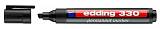 EDDING ανεξίτηλος μαρκαδόρος 330, 1-5mm, επαναγεμιζόμενος, μαύρος 4-330001