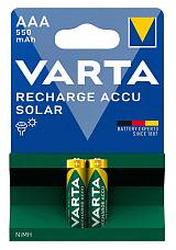 VARTA επαναφορτιζόμενες μπαταρίες λιθίου Solar, AAA, 550mAh, 1.2V, 2τμχ 4008496808083