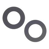 Apple iPhone 14 / 14 Plus - Back Camera Lens 2pcs Black HQ OEM