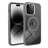 Apple iPhone 15 Plus - Silicon Case Magsafe Grey