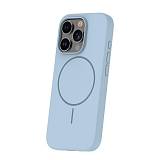 Apple iPhone 14 - Silicon Thin Magsafe Case 6,1 Light Blue