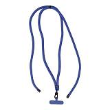 SWING (8mm) Phone lanyard, Phone pendant,adjustable length,cord length 165cm on the shoulder or neck dark blue