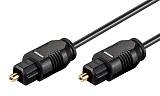 GOOBAY καλώδιο ήχου Toslink 51219, gold plated, 2.2mm, 5m, μαύρο 51219