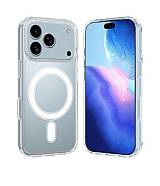 Apple iPhone 17 Pro - Anti Shock 1,5mm Magsafe Case Transparent Big Hole Open Ring