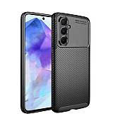Samsung A356 Galaxy A35 5G - Silicon Carbon Case Black