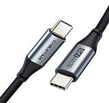CABLETIME καλώδιο USB-C CMCM60W, 60W PD, 480Mbps, 1m, μαύρο 5210131037980