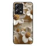 Θήκη Sonique 3D Flower Series για Xiaomi Redmi Note 12 5G / Poco X5 5G Λευκό