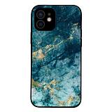 Θήκη Sonique Marble Series για Apple iPhone 12 Μπλε