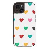 Θήκη Sonique Heart Series για Apple iPhone 15 Λευκό 02