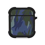 Θήκη Σιλικόνης Sonique Camouflage Army Series για AirPods 1/2 Μπλε 01