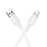 Hoco - X120 Καλώδιο USB σε Lightning 1μ Λευκό