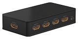 GOOBAY HDMI switch 58489 με τηλεχειριστήριο, 4 σε 1, 4K/60Hz, μαύρο 58489