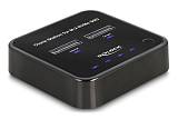 DELOCK docking station για M.2 NVMe SSD 64177, 2 θέσεων, 10Gbps, clone function, μαύρο 64177