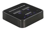 DELOCK docking station για M.2 SATA SSD 64178, 2 θέσεων, 6Gbps, clone function, μαύρο 64178