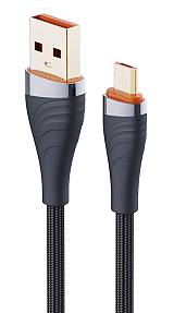 LDNIO καλώδιο micro USB σε USB LS691, 30W, 1m, γκρι 6933138600535