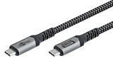 GOOBAY καλώδιο USB-C 74212, USB4, 240W, 40Gbps, 8K/60Hz, 1.5m, γκρι 74212
