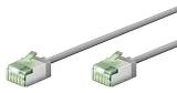 GOOBAY καλώδιο δικτύου 74343, CAT 8.1 U/FTP, ultra slim, copper, 2000MHz, 0.15m, γκρι 74343