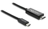 DELOCK καλώδιο USB-C σε HDMI 81704, 4K/60Hz, 2m, μαύρο 81704
