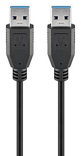 GOOBAY καλώδιο USB 3.0 93928, 5 Gbps, 1.8m, μαύρο 93928