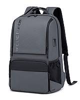 ARCTIC HUNTER τσάντα πλάτης B00532 με θήκη laptop 15.6", USB, 28L, γκρι B00532-GY