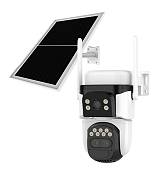 VSTARCAM smart ηλιακή κάμερα BG621TR, triple lens, 3MP, 4G, SD, PTZ, IP66 BG621TR