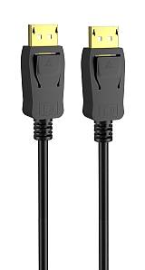 POWERTECH καλώδιο DisplayPort 1.2 CAB-DP045, 4K/60Hz, copper, 2m, μαύρο CAB-DP045