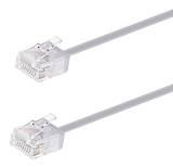 POWERTECH καλώδιο δικτύου CAB-N441, Cat 6A U/UTP, ultra slim, copper, 500MHz, 2m, γκρι CAB-N441