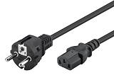 POWERTECH καλώδιο τροφοδοσίας CAB-P006, 3x 1mm², cooper, 1.5m, μαύρο CAB-P006