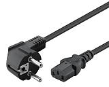 POWERTECH καλώδιο τροφοδοσίας CAB-P032, 3x 1mm², copper, 5m, μαύρο CAB-P032