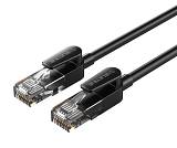 CABLETIME καλώδιο δικτύου CT-CAT6U, CAT 6 UTP, 250 MHz, CCA, 0.5m, μαύρο CT-CAT6U-PB05