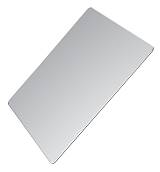 CABLETIME μεταλλικό mouse pad CT-MP24-AS, 246x202x2mm, ασημί & μαύρο CT-MP24-AS