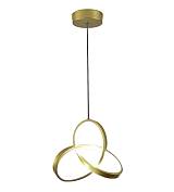 POWERTECH LED φωτιστικό οροφής HLL-0122, 15W, 4000K, Φ22cm x 1m, χρυσό HLL-0122