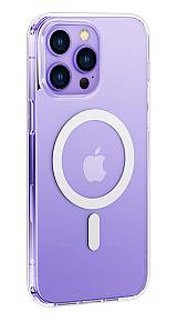 USAMS θήκη Ice Magnet για iPhone 14 Plus, με μαγνήτες, διάφανη IP14MBC01