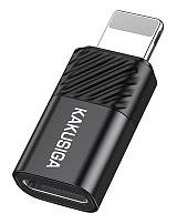 KAKUSIGA αντάπτορας Lightning σε USB-C KSC-1408, 480Mbps, 2A, μαύρος KSC-1408