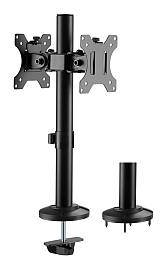 BRATECK βάση γραφείου για 2x οθόνες LDT40-G02, 17-32", έως 8kg LDT40-G02