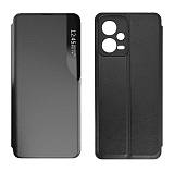 POWERTECH θήκη Smart view MOB-1918 για Xiaomi Note 12 5G/Poco X5, μαύρη MOB-1918