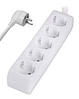 POWERTECH πολύπριζο PT-871, 5x schuko, 16A, 3m, λευκό PT-871