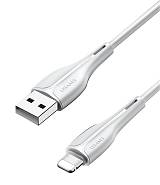 USAMS καλώδιο Lightning σε USB US-SJ371, 2A, 1m, λευκό SJ371USB02