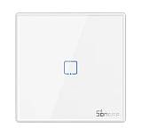 SONOFF smart διακόπτης T2EU1C-RF 433MHz, αφής, μονός, λευκός T2EU1C-RF