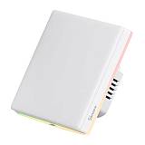 SONOFF smart διακόπτης T5-1C-86 με LED φωτισμό, μονός, Wi-Fi, λευκός T5-1C-86