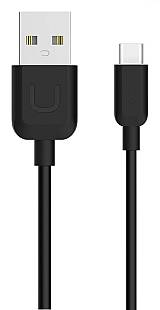 USAMS καλώδιο USB σε USB-C US-SJ099 U-Turn, 2.1A, 1m, μαύρο TCUSBXD01
