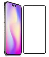 POWERTECH tempered glass 5D TGC-0571, iPhone 14 Pro, full glue, μαύρο TGC-0571