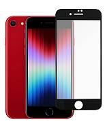 POWERTECH tempered glass 5D TGC-0584, full glue, iPhone SE 2022, μαύρο TGC-0584