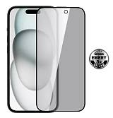 POWERTECH tempered glass Emery Private 5D TGC-0766 για iPhone 16 Pro, full glue TGC-0766
